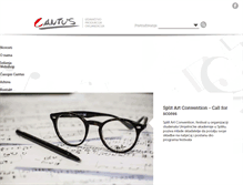 Tablet Screenshot of cantus.hr